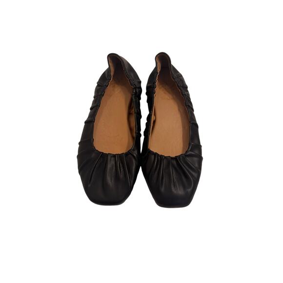 Sam & Libby Women's Black Flats Faux Leather Size 7.5 Slip On - Picture 1 of 7